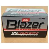 CCI Blazer 22 LR Ammo - 500rds.