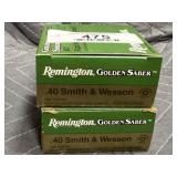 Remington 40 S&W Ammo - 50rds. 180gr. JHP
