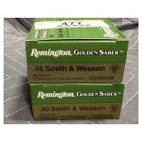 Remington 40 S&W Ammo - 50rds. 180gr. JHP
