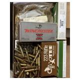 Miscellaneous 223 Ammo - 250rds. - HP, SP & FMJ