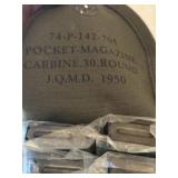 4 Korean M1 Carbine 30rd. Magazines w/Pouch
