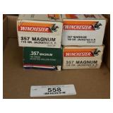 357 Magnum Ammo - 190rds. - 158gr. JHP