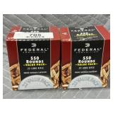 2 Federal 22 LR Bulk Packs - 1,100rds.