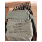 7.62x51 Belted Blanks w/Pouch - 100rds.