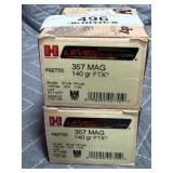 Hornady 357 Magnum Ammo - 50rds. 140gr. FTX