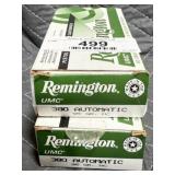 Remington 380 Acp. Ammo - 100rds. 95gr. FMJ