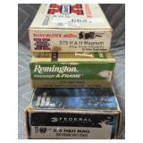 375 H&H Ammo - 60rds. - Various Manufactures