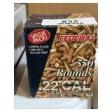 Federal 22 LR Bulk Pack - 550rds.
