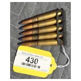 British .303 Incendiary Rounds (Blue Tip) - 5rds.