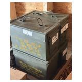 Four .50 Cal. Ammo Cans