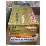 458 Winchester Magnum Ammo - 40rds.