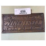 Winchester Brass Dealer Counter Plate