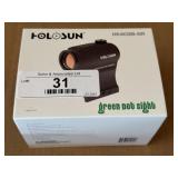 Holosun HE403B-GR Green Dot Sight - As New in Box