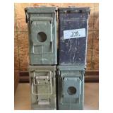 4 Ammo Cans - .30 Caliber Cans - CANS ONLY