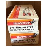 375 Winchester Ammo - 40rds.