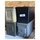 4 Ammo Cans - .50 Caliber Cans - CANS ONLY