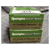 Remington 40 S&W Ammo - 50rds. 180gr. JHP