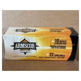 Armscor 22 LR Ammo - 500rds.
