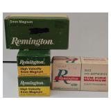 Remington 5mm Rimfire Ammo - 4 Boxes - 200rds.