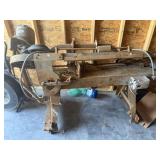 Vintage Wells Metal Band Saw - On Wheels