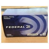 Federal Small Pistol Primers - 1,000 Primers
