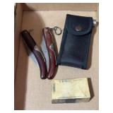 2 Okapi Folding Knives & 1 Multi Tool