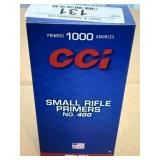 CCI Small Rifle Standard Primers - 1,000 - No.400