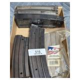 4 Mini 14 Rifle Magazines - Generic USA Mags.