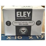 Eley 22 LR Ammo - 500rds.  CMP Boxed