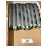 Ten AR-15 30rd. Magazines - 8 Steel, 2 Polymer