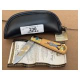 Franklin Mint Babe Ruth Comm. Folding Knife