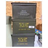 3 Ammo Cans - .50 Cal Cans - CANS ONLY
