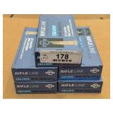 PPU 7.62x54R Ammo - 100rds. - 182gr. FMJ BT