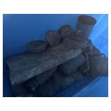 Tote of Scrap Lead