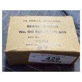 Remington 12ga. Buckshot - USGI All Brass -