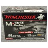 Winchester M22 22 LR Ammo - 1,000rds.