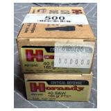 Hornady 40 S&W Ammo - 34rds. 165gr. FTX