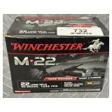 Winchester M22 22 LR Ammo - 1,000rds.