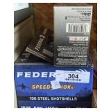 Federal 12ga Steel Shot Carton - 100rds & BB Shot