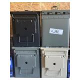 4 Ammo Cans - .50 Caliber Cans - CANS ONLY