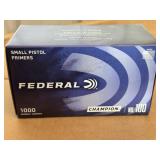 Federal Small Pistol Primers - 1,000 Primers
