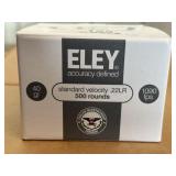 Eley 22 LR Ammo - 500rds.  CMP Boxed