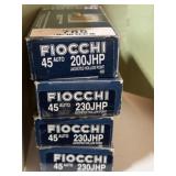 Fiocchi 45 Acp. Ammo - 200rds. - JHP