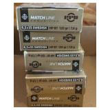 PPU 6.5x55 Swedish Match Ammo - 100rds.