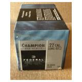 Federal 22 LR Ammo - 500rds.