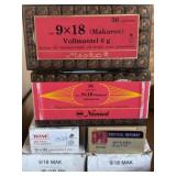 9mm Makarov Ammo - 250rds.
