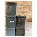 5 Ammo Cans - .50 Caliber Cans - CANS ONLY