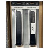 2 Glock 33rd. Magazines - G17 / 19 / 26 - NEW