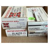 Winchester 25 Acp. Ammo - 200rds.