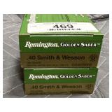 Remington 40 S&W Ammo - 50rds. 180gr. JHP
